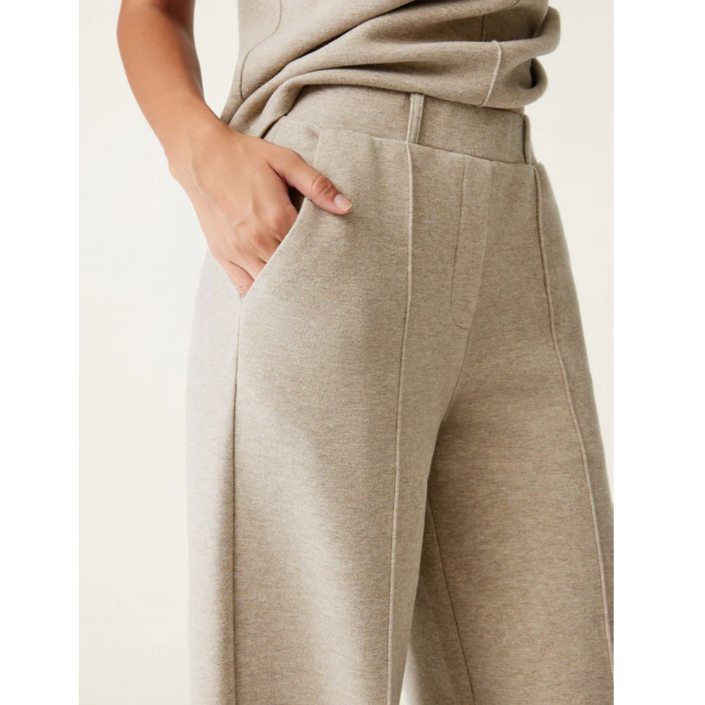 OGL HOT ITEM! High Waisted Straight Leg Pull On Pant NWT SIZE S BEIGE - Picture 6 of 6
